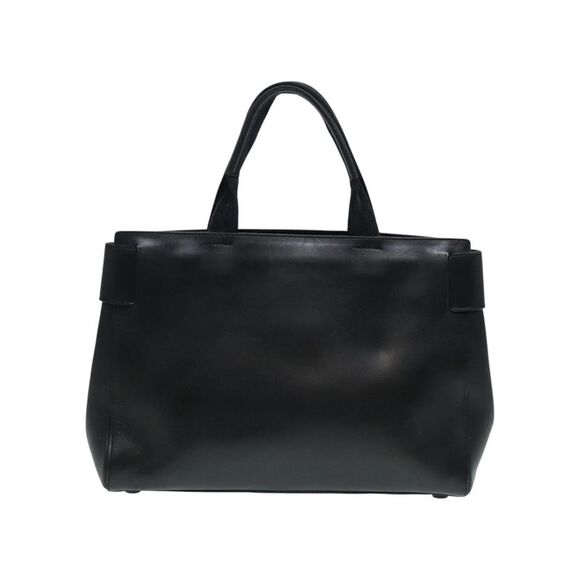 Pre Loved Prada Leather Tote Bag Classic Style Women Black Handbags - Picture 3 of 8